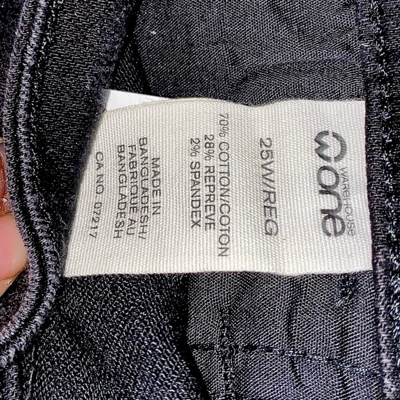 High waisted button black jeans - Picture 4 of 5